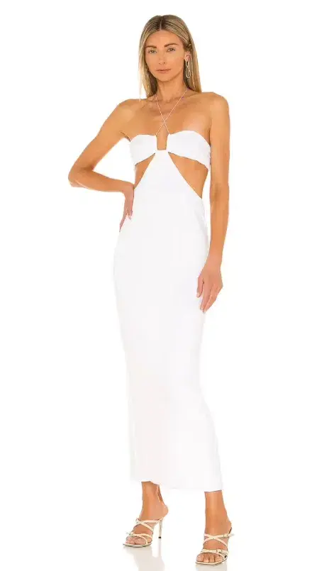 Natalie Rolt Willow Midi in White - Image 3