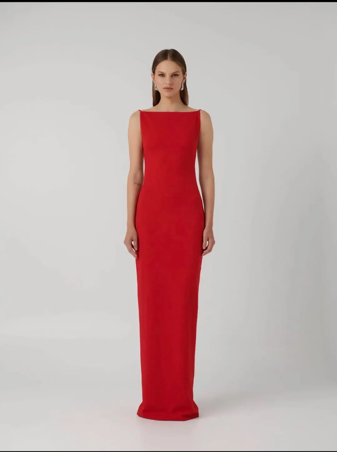 Effie Kats Gabi Gown - Red for rent on The Volte - main image