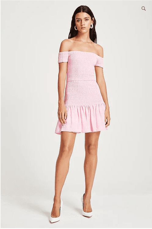 Vestire Cara Mini Dress Pink Size 8 for rent on The Volte - main image