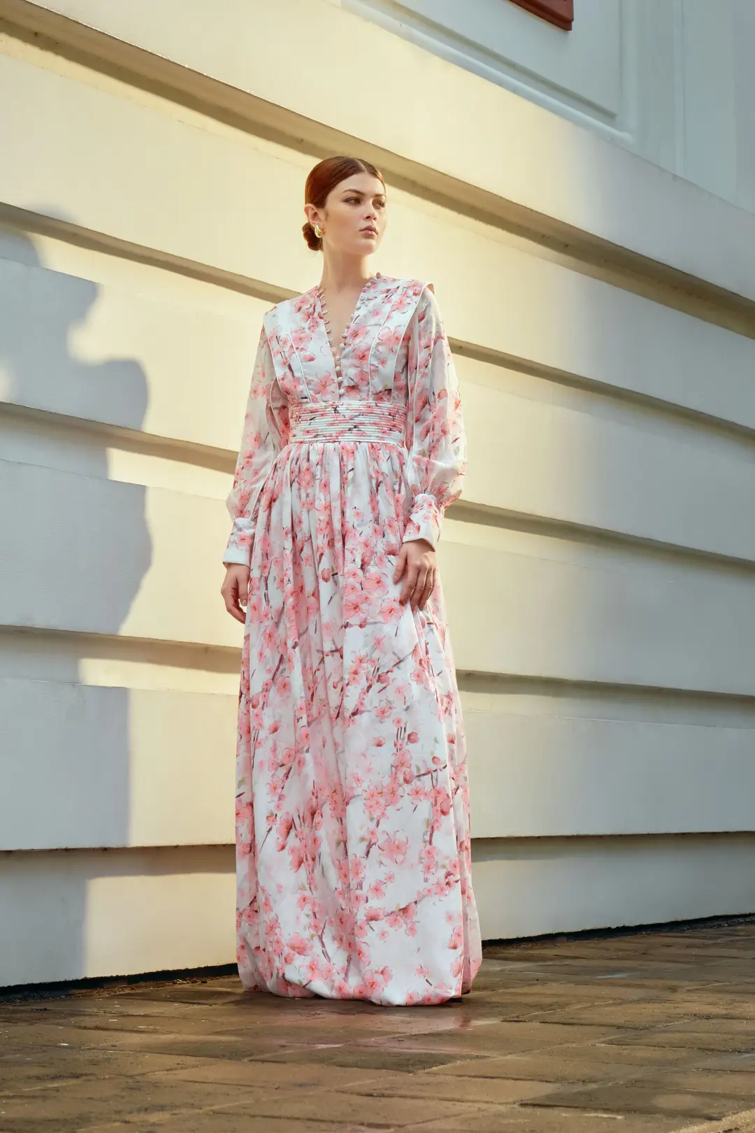 Justin Tong Xander Maxi Dress Size 12 for rent on The Volte - main image