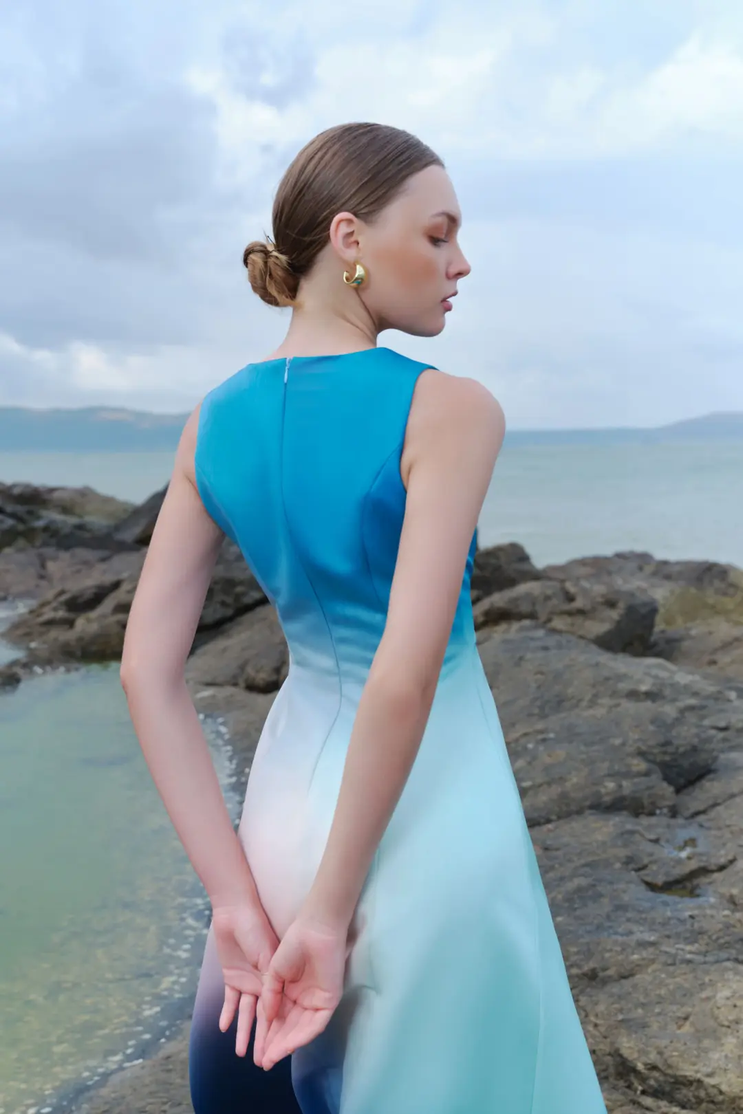 Justin Tong Serenity Dress Size 12 for rent on The Volte - main image