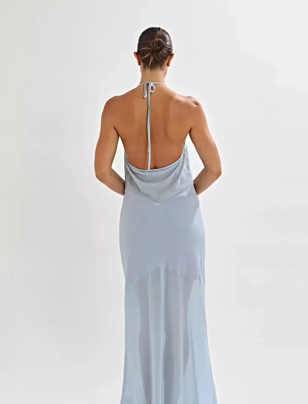 ONE MILE ERYN DRESS IN BLUE ICE SIZE 12 for rent on The Volte - main image