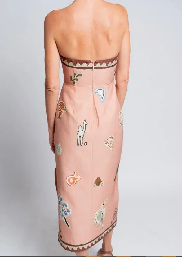 Alemais x La Sirena Exclusive Laurence Midi Dress Size 12 - Image 3