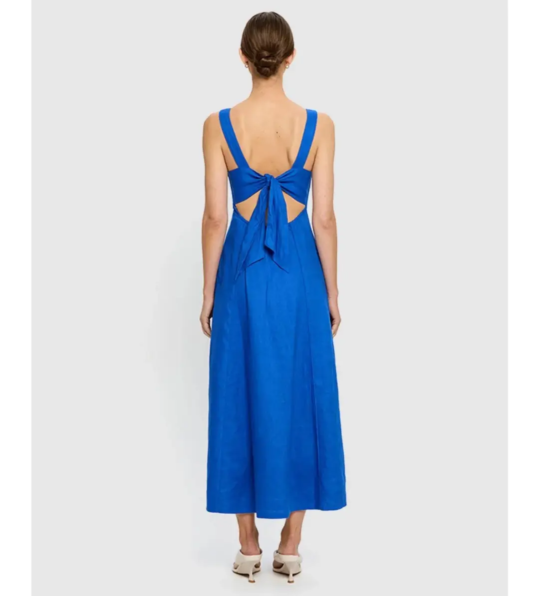 Kivari Elise Midi Dress Cobalt Size AU 10 for rent on The Volte - main image