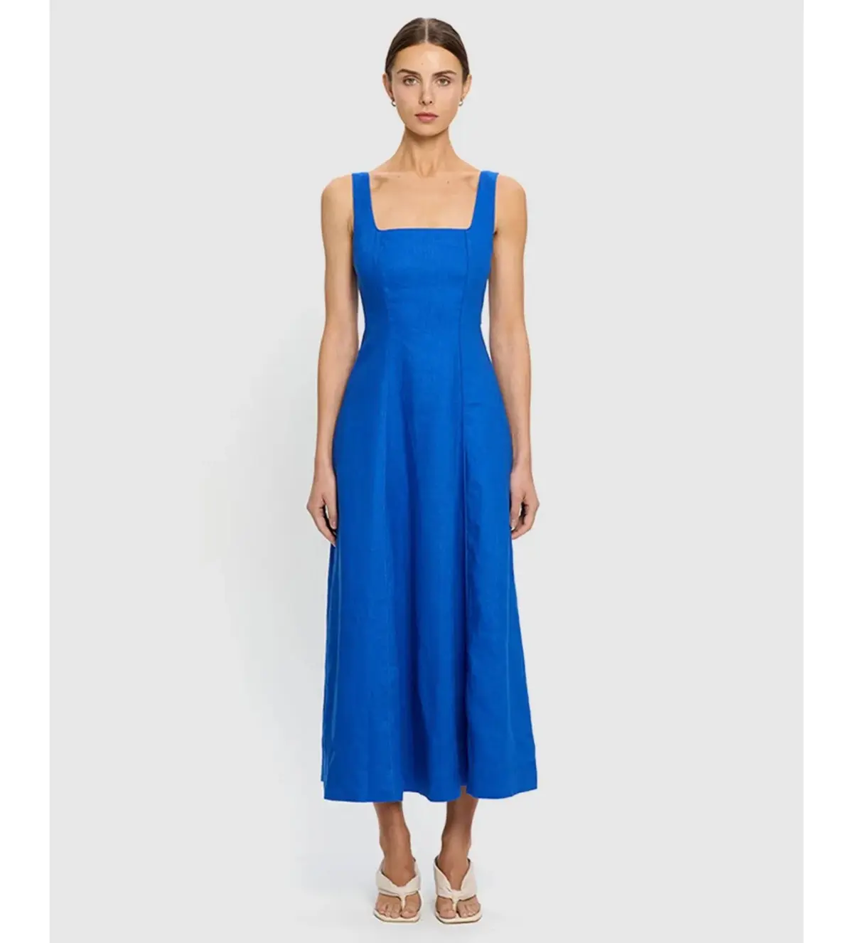 Kivari Elise Midi Dress Cobalt Size AU 10 - Image 1