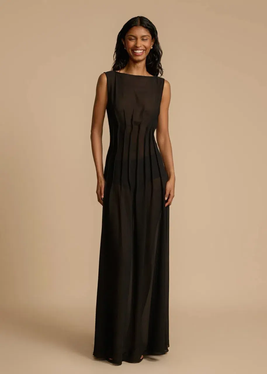 ARCINA ORI AUDREY DRESS BLACK SIZE 8 (S) - Image 3