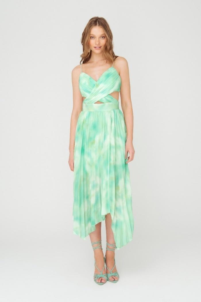 Sheike Daydream Pleat Dress Mint Size 10  - Image 1