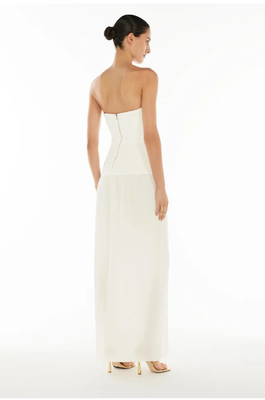 Manning Cartell Double Time Pleat Strapless Dress size 10 for rent on The Volte - main image