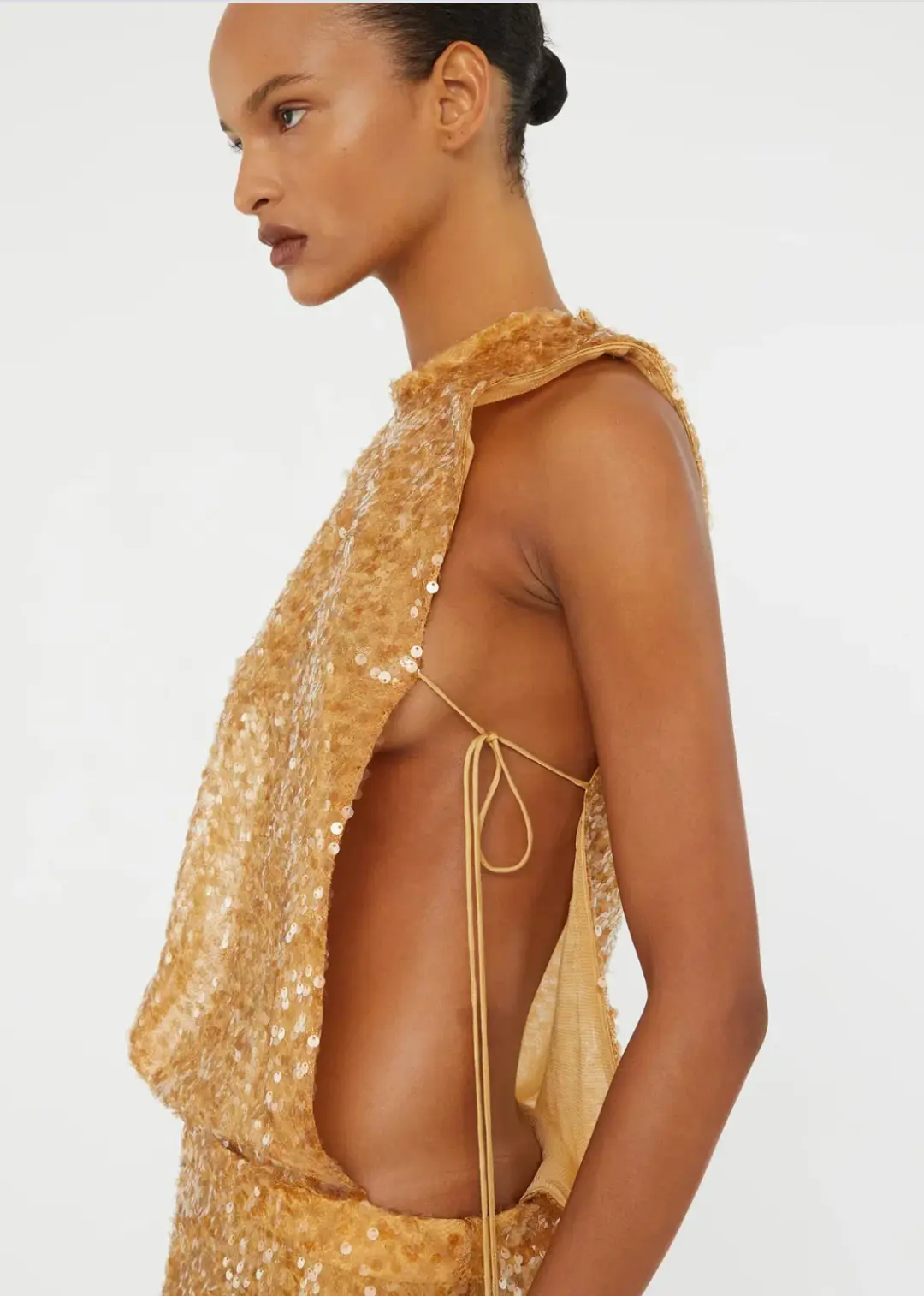 Illuminate Sequin Separation Gown for rent on The Volte - main image