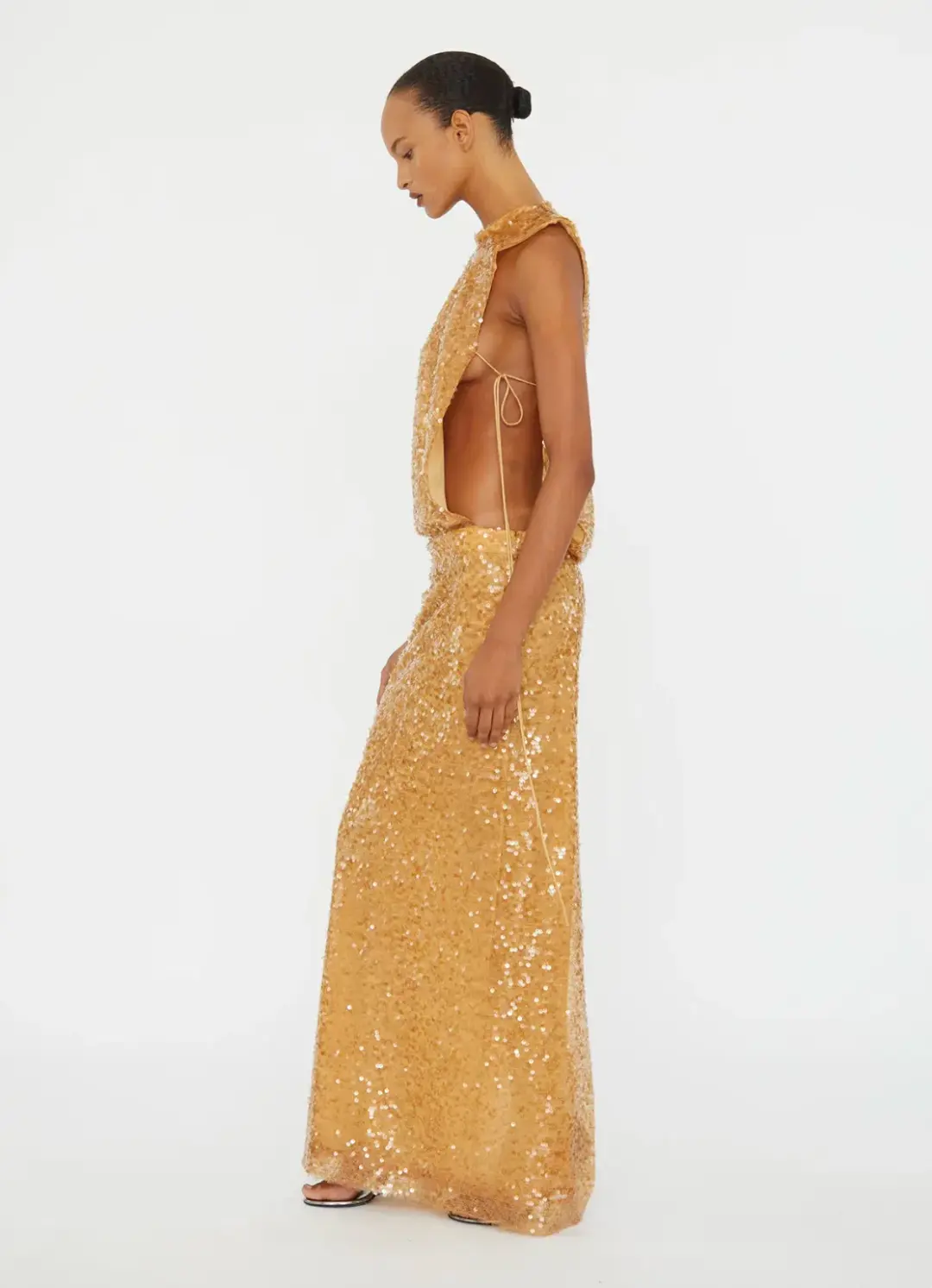 Illuminate Sequin Separation Gown for rent on The Volte - main image