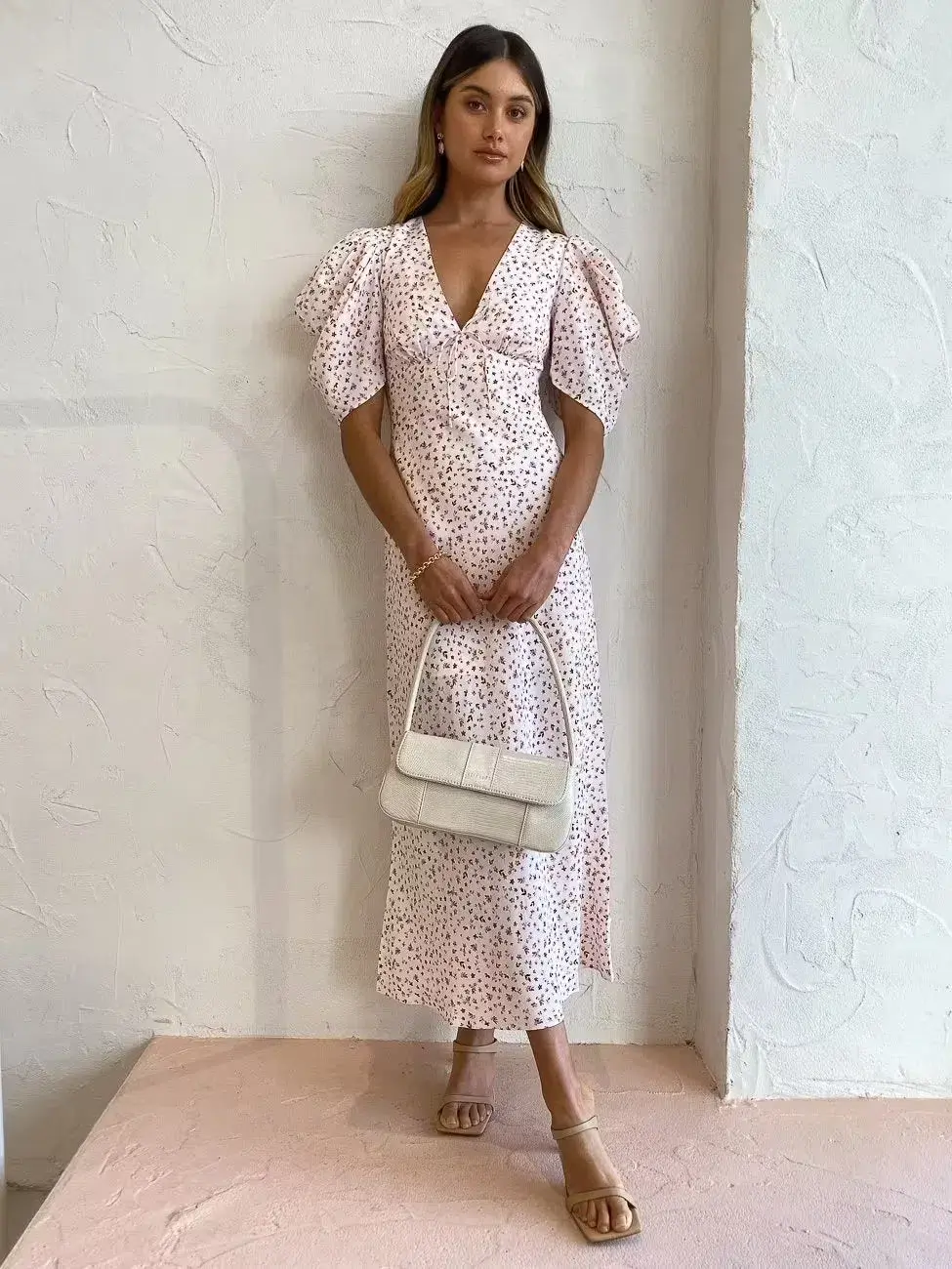 Significant Other Malarie Dress Ditsy Wild Flowers Print. Size 10 for rent on The Volte - main image