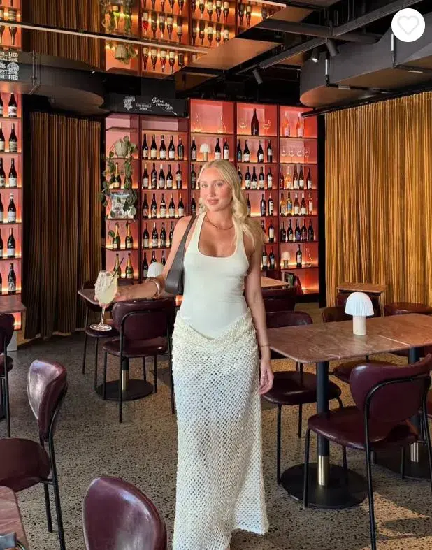 Benni Ariel Maxi Dress in Shell Size 10 AU / Medium for rent on The Volte - main image