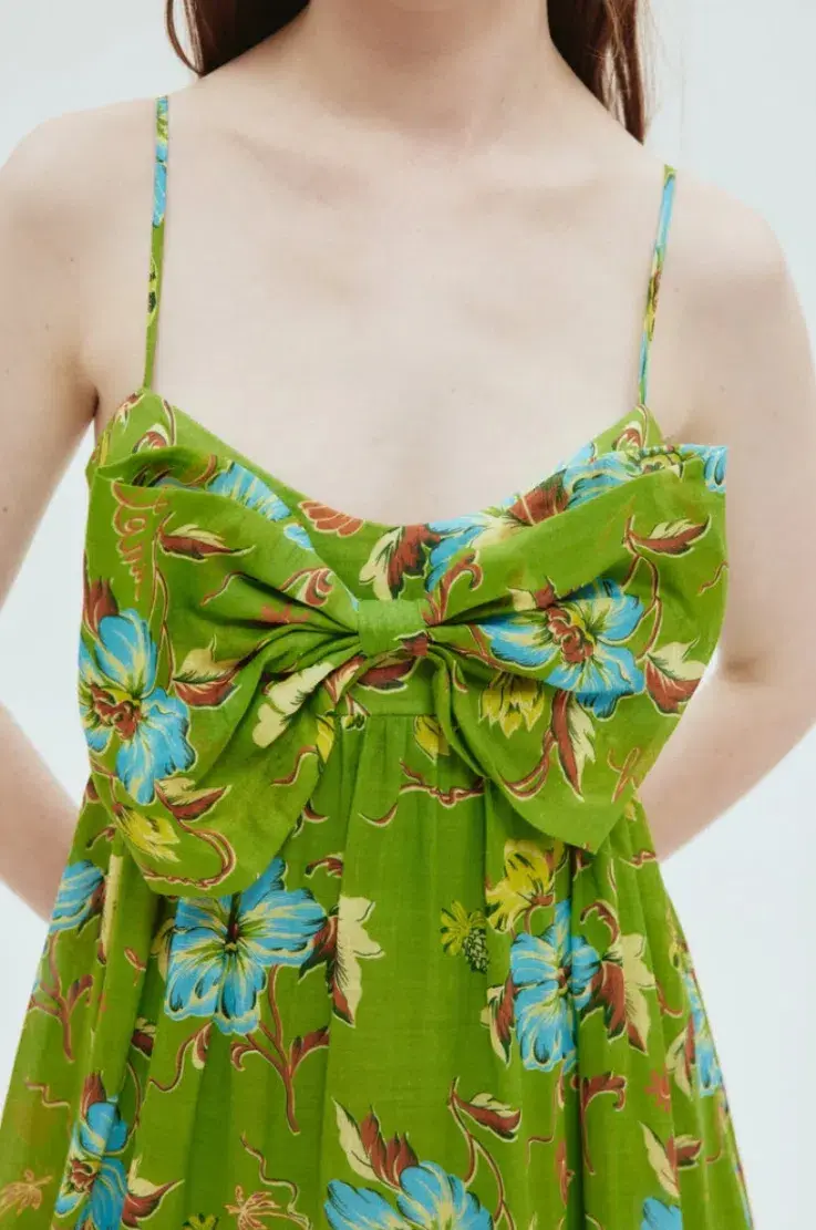 Alemais Hotel Lamu floral-print midi dress size 16 for rent on The Volte - main image