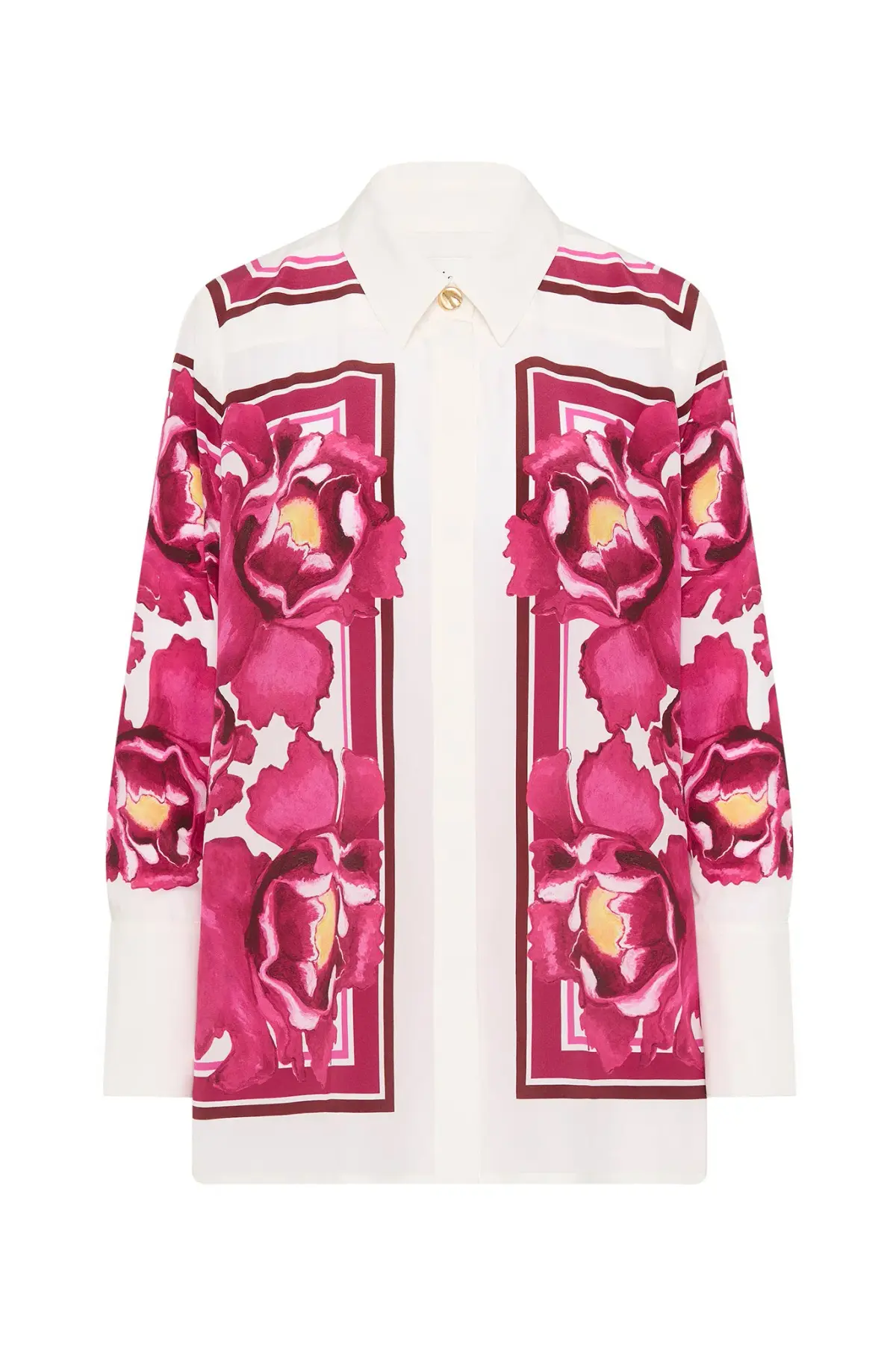 AJE ATOMIC SILK SHIRT AND RELAXED PANTS SET BOLDLY BLOOMING SIZE AU 10 & 12 - Image 7