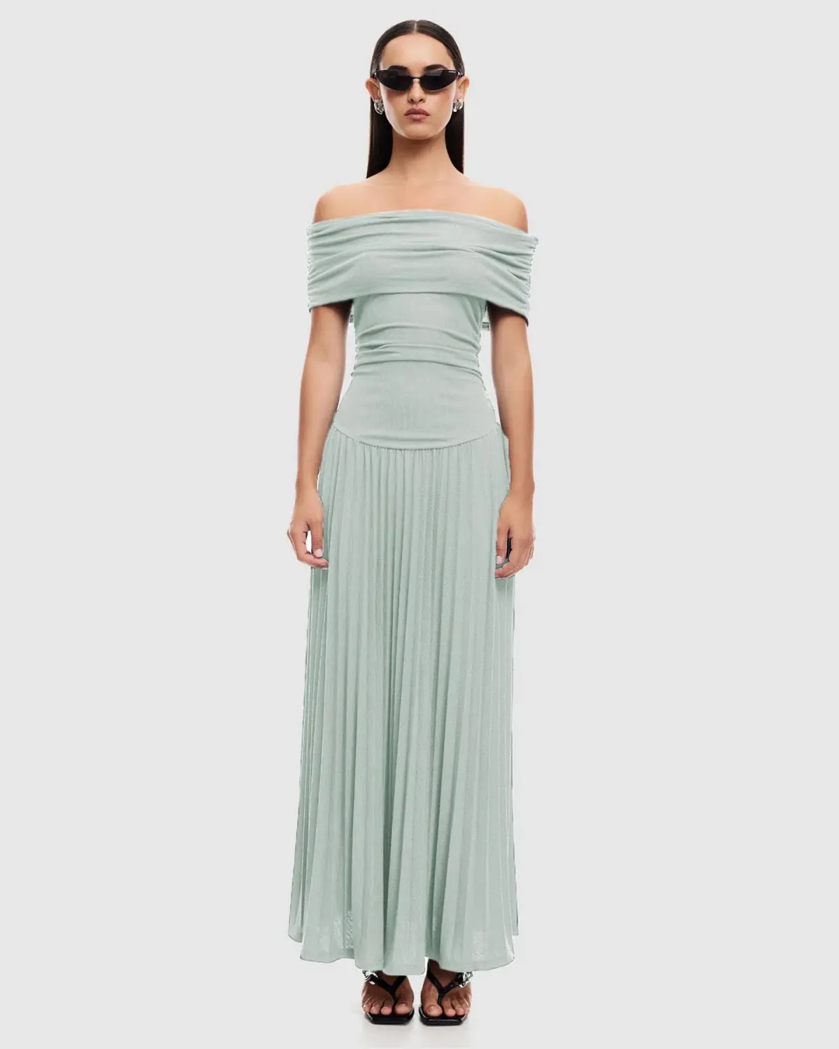 LIONESS Fields of dreams maxi dress Sage size M - Image 1