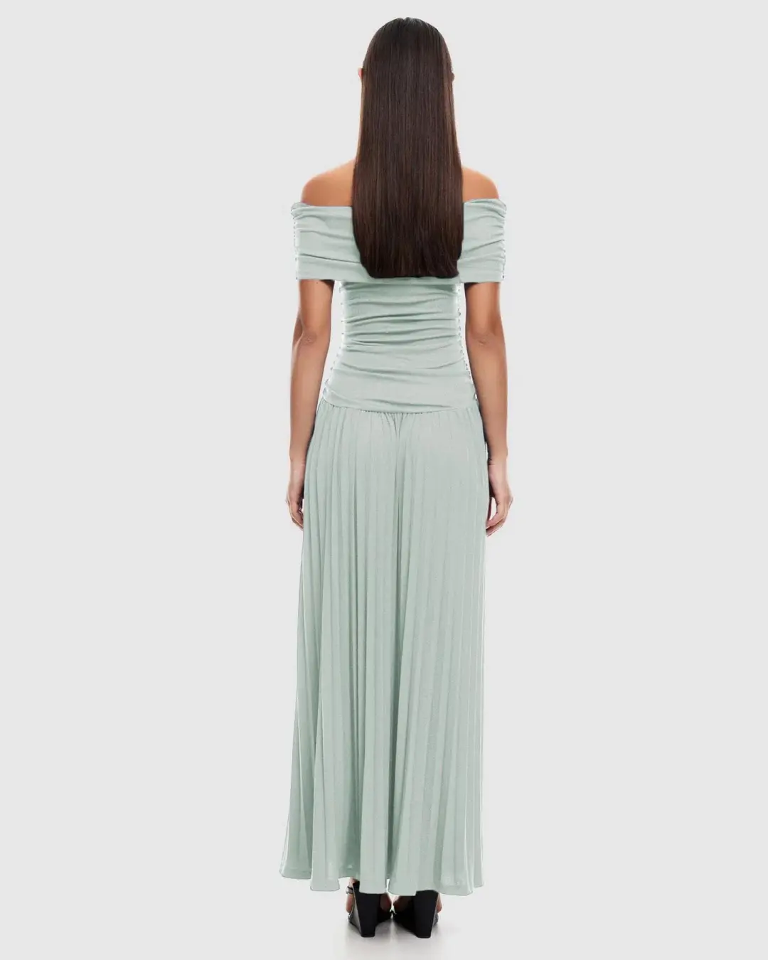 LIONESS Fields of dreams maxi dress Sage size M for rent on The Volte - main image