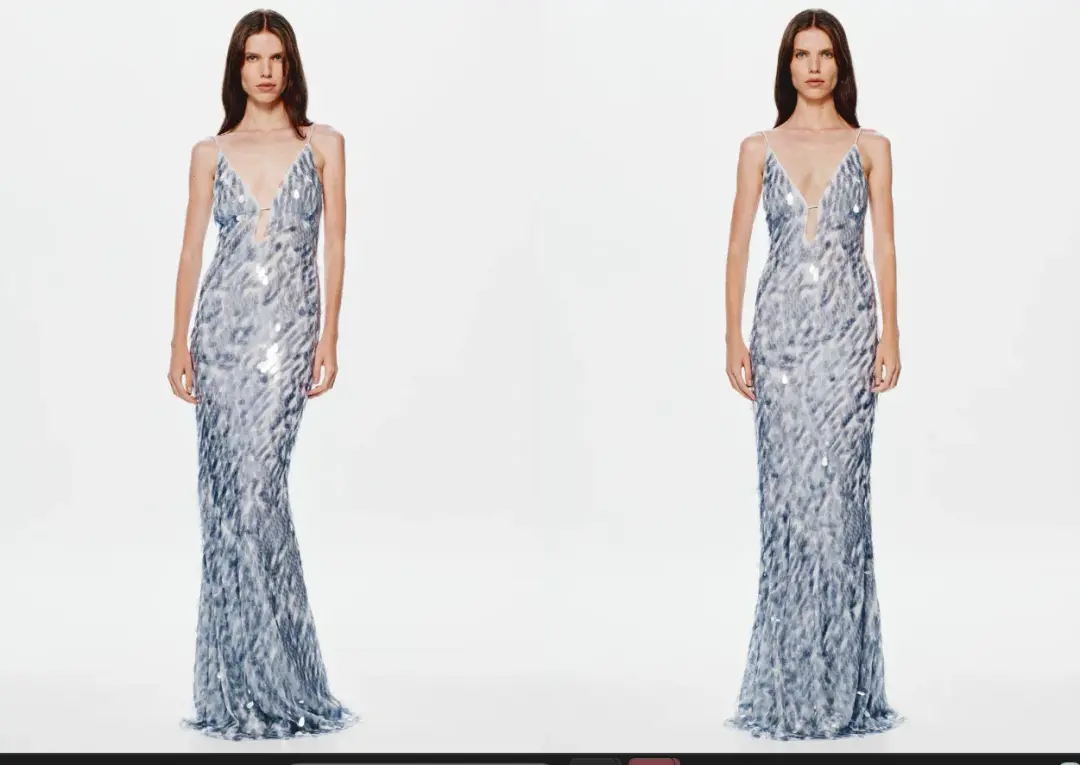THE SAPPHIRE SEQUIN DRESS - size medium for rent on The Volte - main image