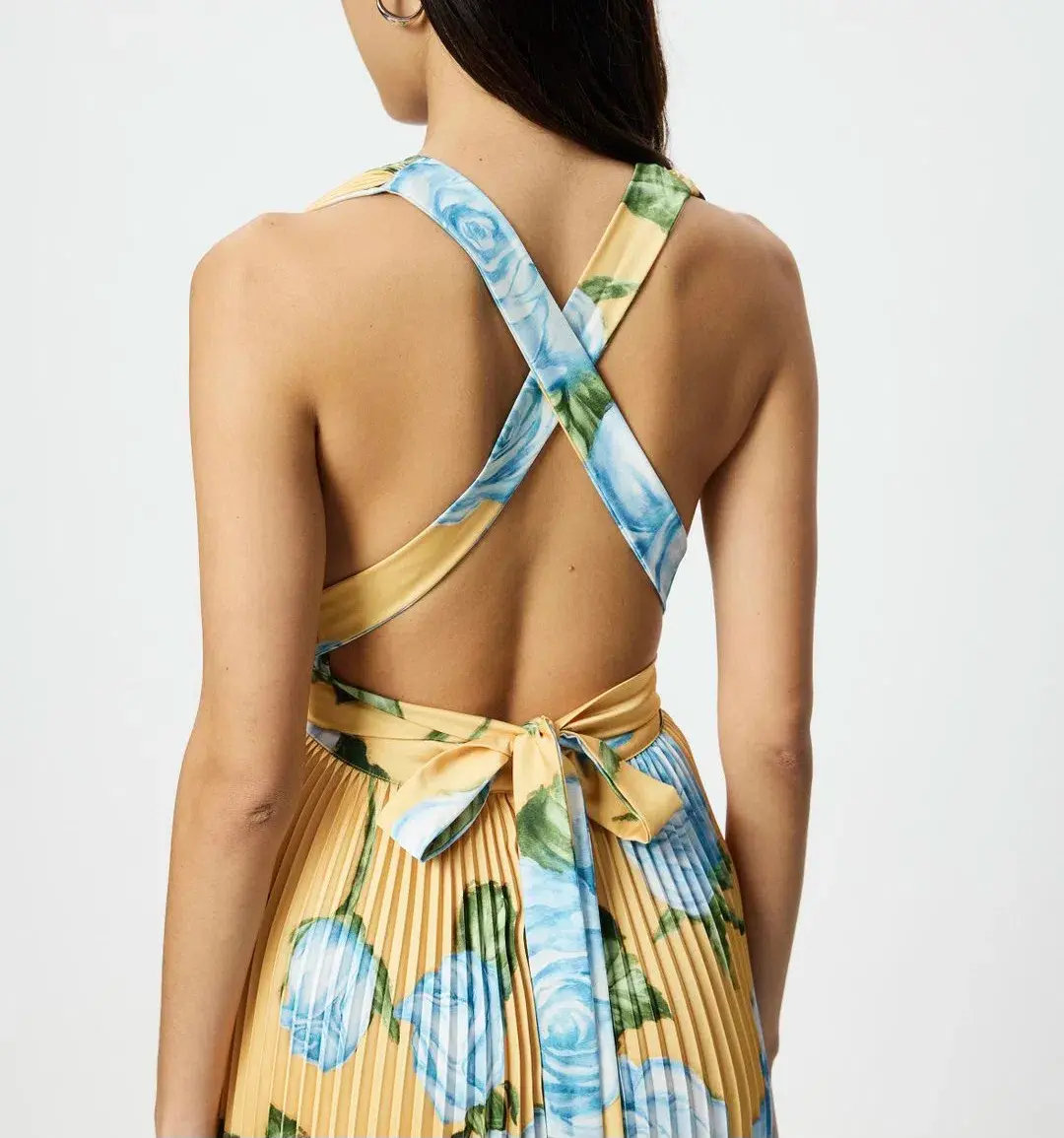 Lidee Modernista Gown Fleur Bleue Size 12 for rent on The Volte - main image