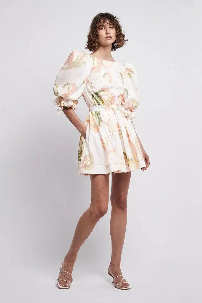 Aje Imprint Floral Mini Dress Size AU 6 / XS  for rent on The Volte - main image