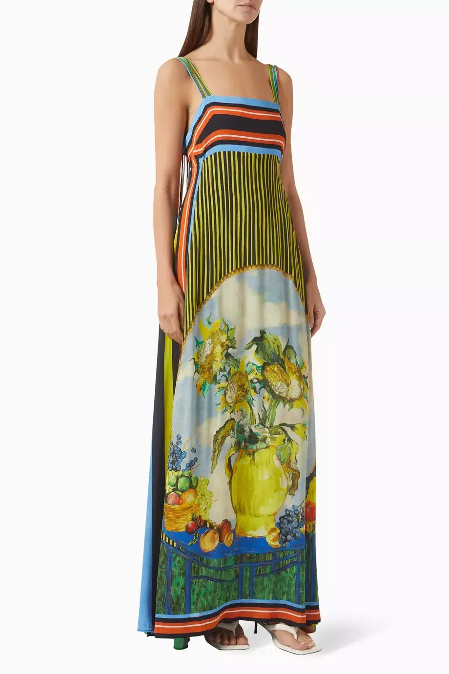 Antipodean Bruno Sunray Pleated Gown Size 16 - Image 3