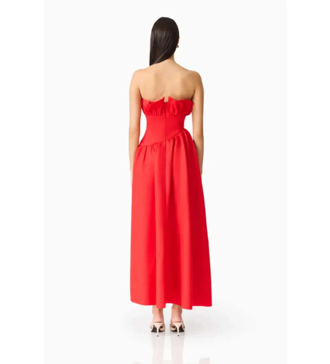Elliatt Laurel Sleeveless Maxi Dress Red Size AU 16 for rent on The Volte - main image