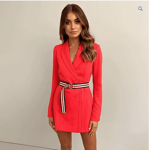 Kookai 'Ribbon' Playsuit (Red) size 10 - Image 1