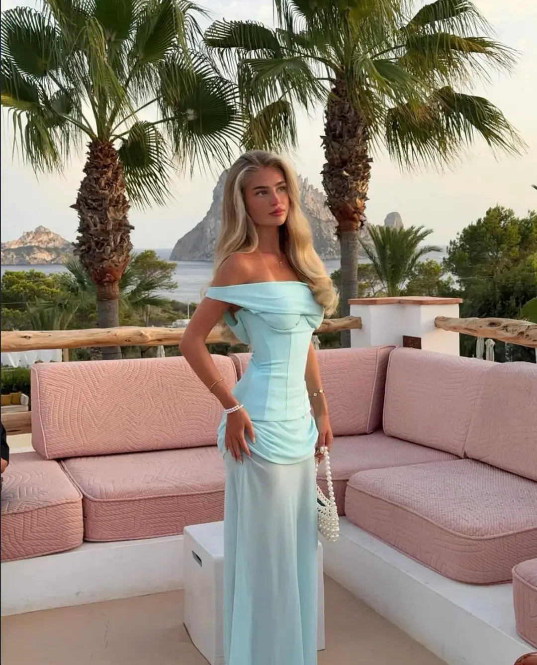 Natalie Rolt Cadence Gown Baby Blue size 6 for rent on The Volte - main image