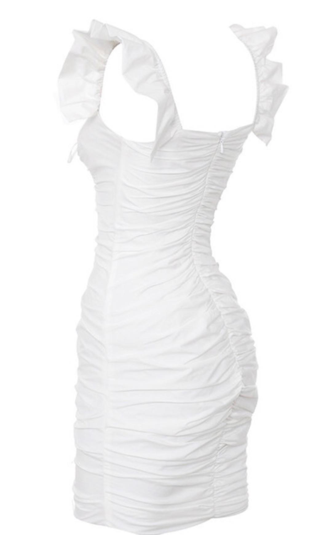 House of CB Kara Mini Dress White Size 8 - Image 4