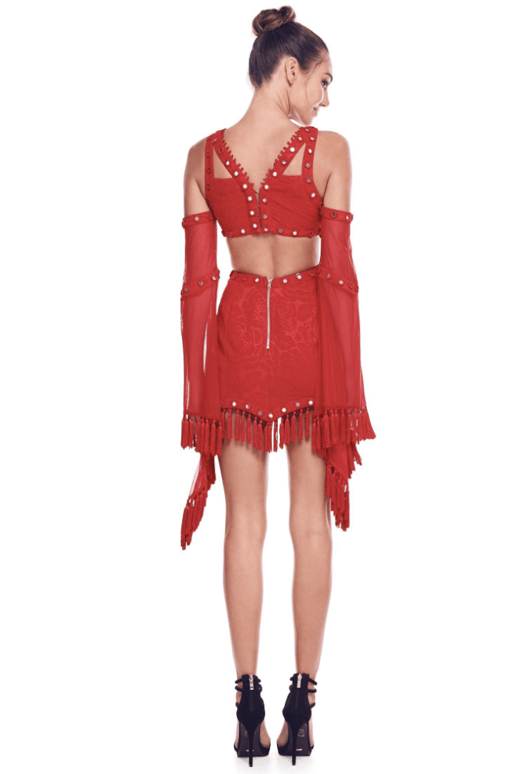 Eliya the Label Lolitta Dress Red Size 10 - Image 3