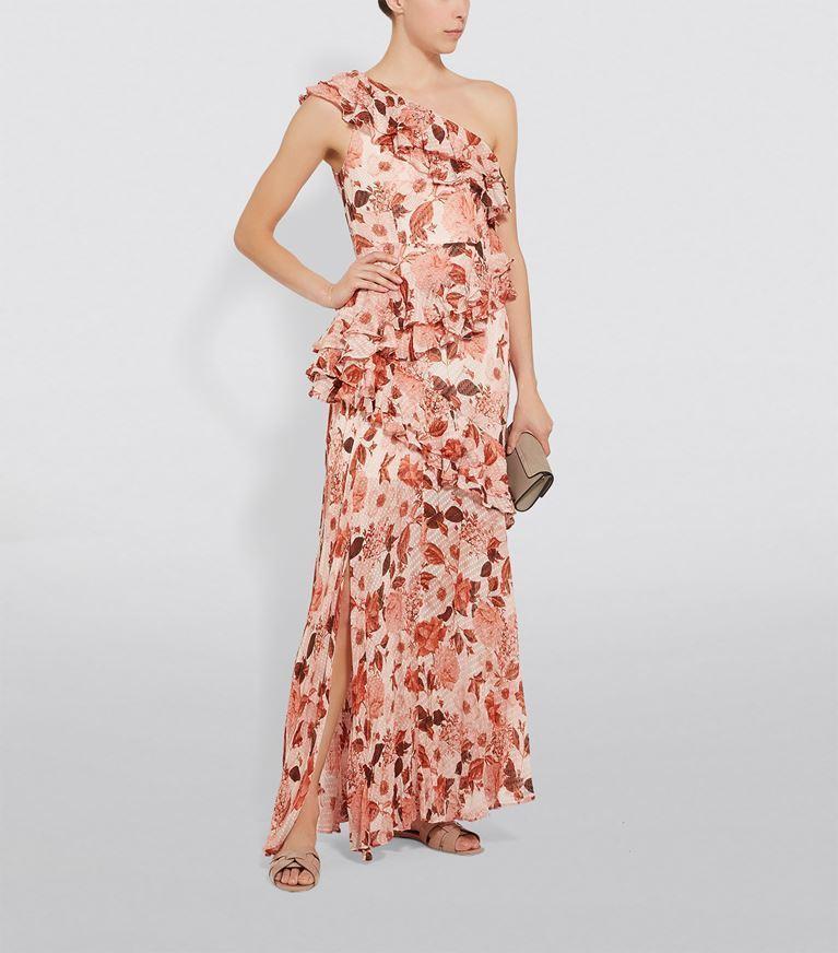 Thurley venetian nights dress eden floral red size 12 - Image 1