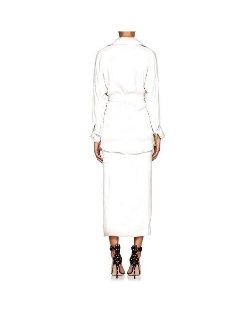 Manning Cartell Twill Wrap MIDI Shirt dress Size 6 - Image 3