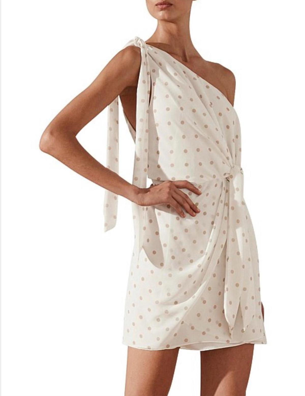 Shona Joy Sophia One Shoulder Mini Size 6 - Image 1