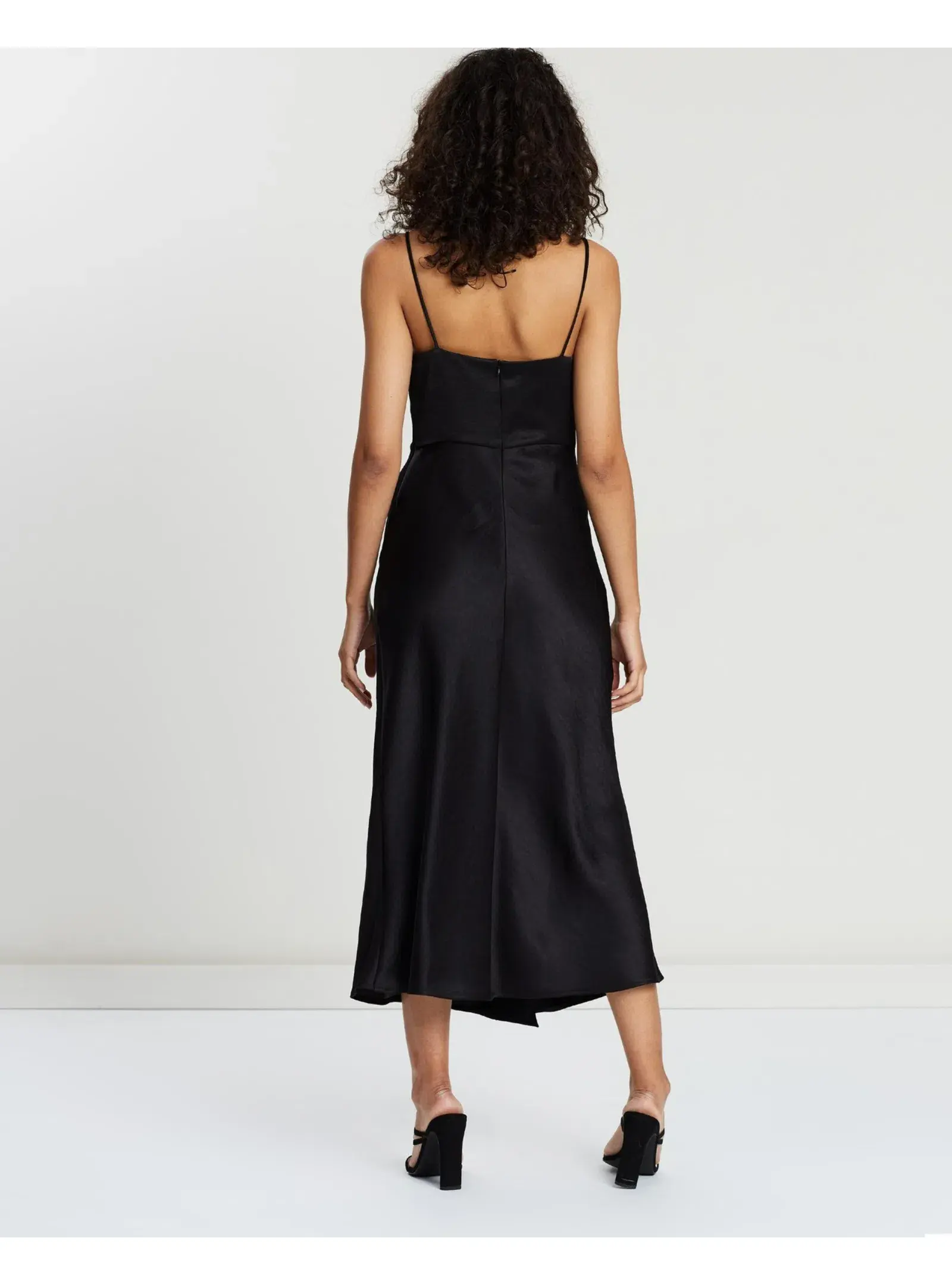 Bec & Bridge Gabrielle V Dress Black Size AU 8 - Image 3
