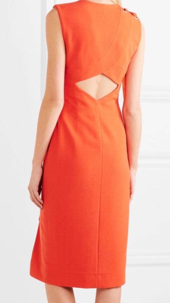 Rebecca Vallance Martinique Dress Tangelo Orange Size 4 - Image 4