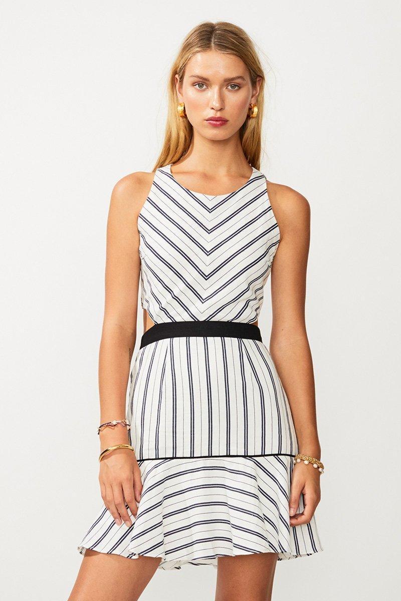 Saboo Straighty 180 Tie Back Mini Dress size 6 - Image 1