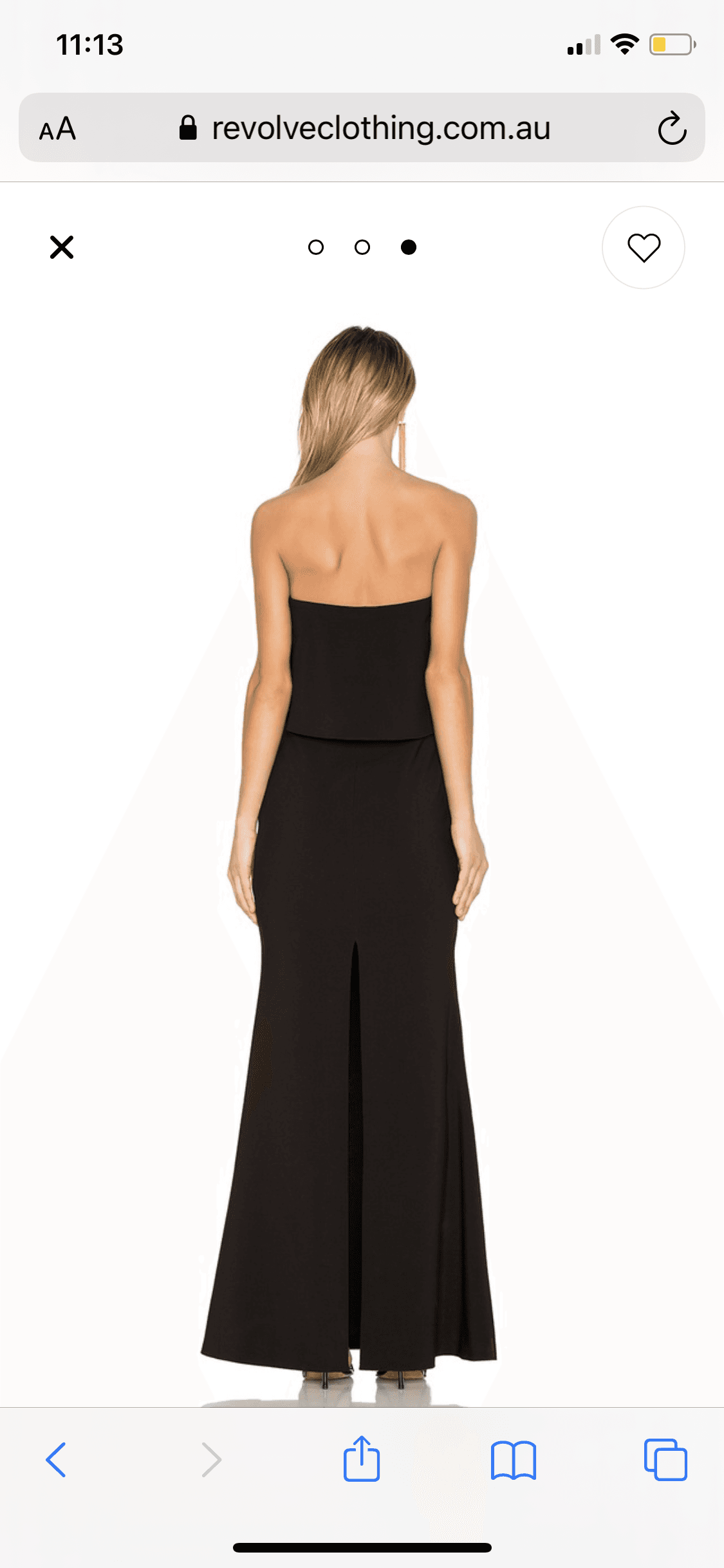 LIKELY driggs gown in black - Image 4