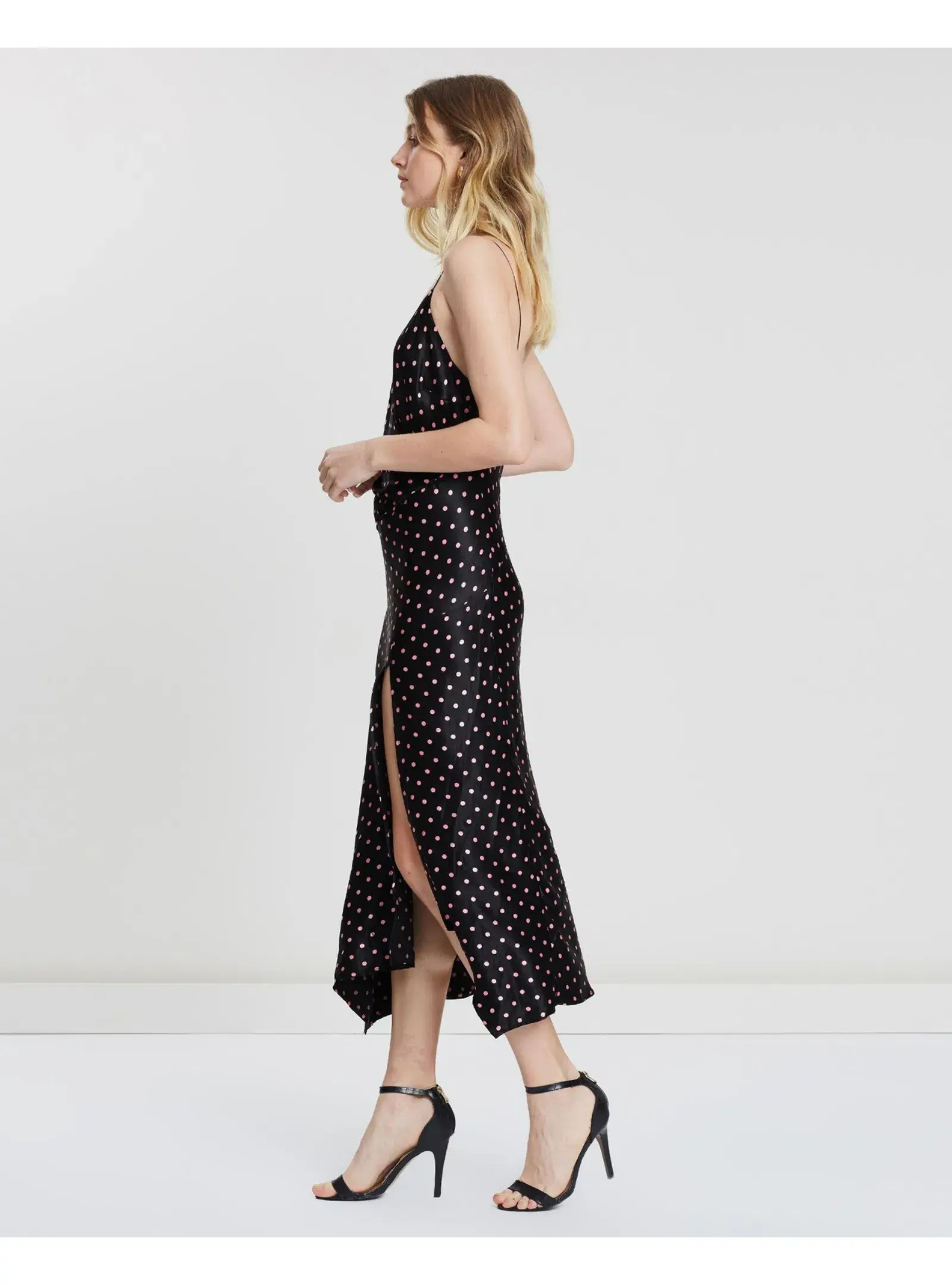Bec & Bridge Kylie Midi Black Polka Dots Size AU 8 - Image 2