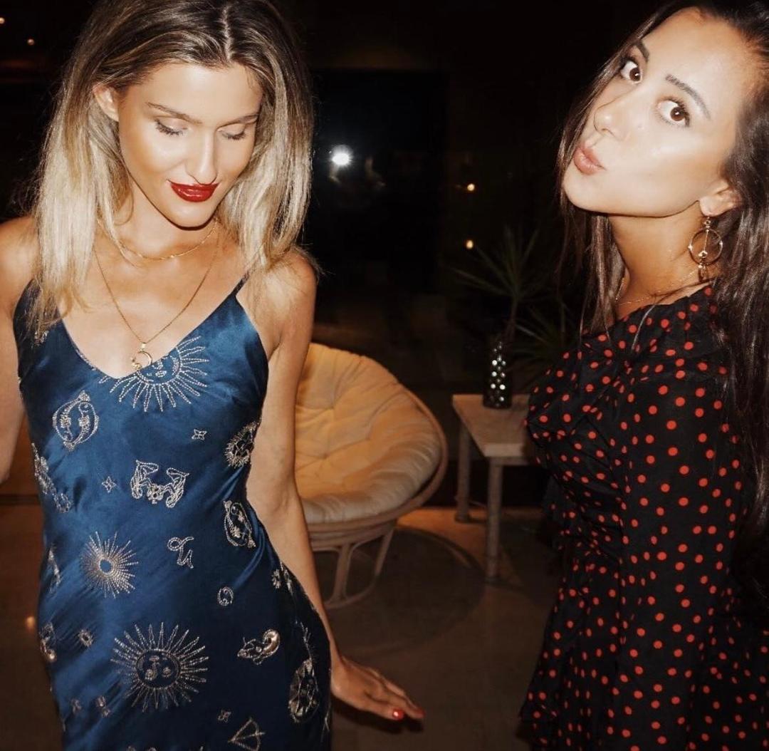 Realisation Par The 1996 Zodiac  Silk Slip Dress Blue Size 6 for rent on The Volte - main image