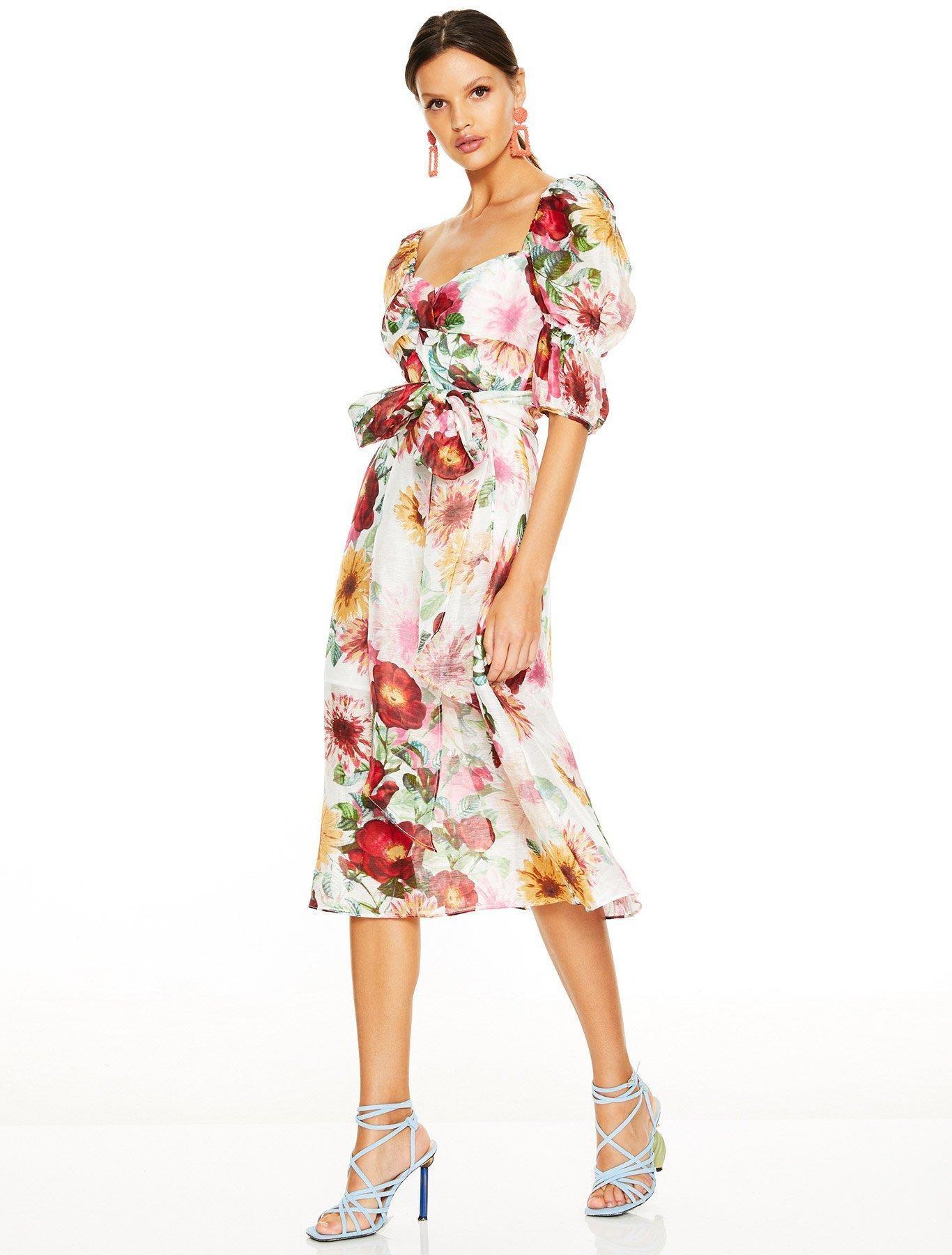 Talulah Garland Midi Dress Size 8 - Image 4