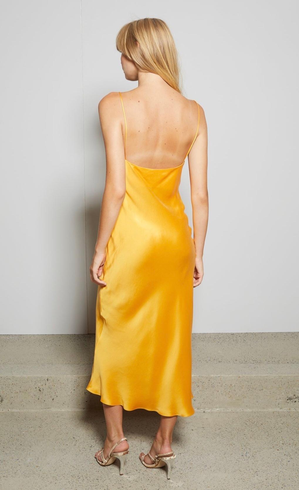 Bec & Bridge Classic Midi Dress In Sunray Size 10 - Image 3