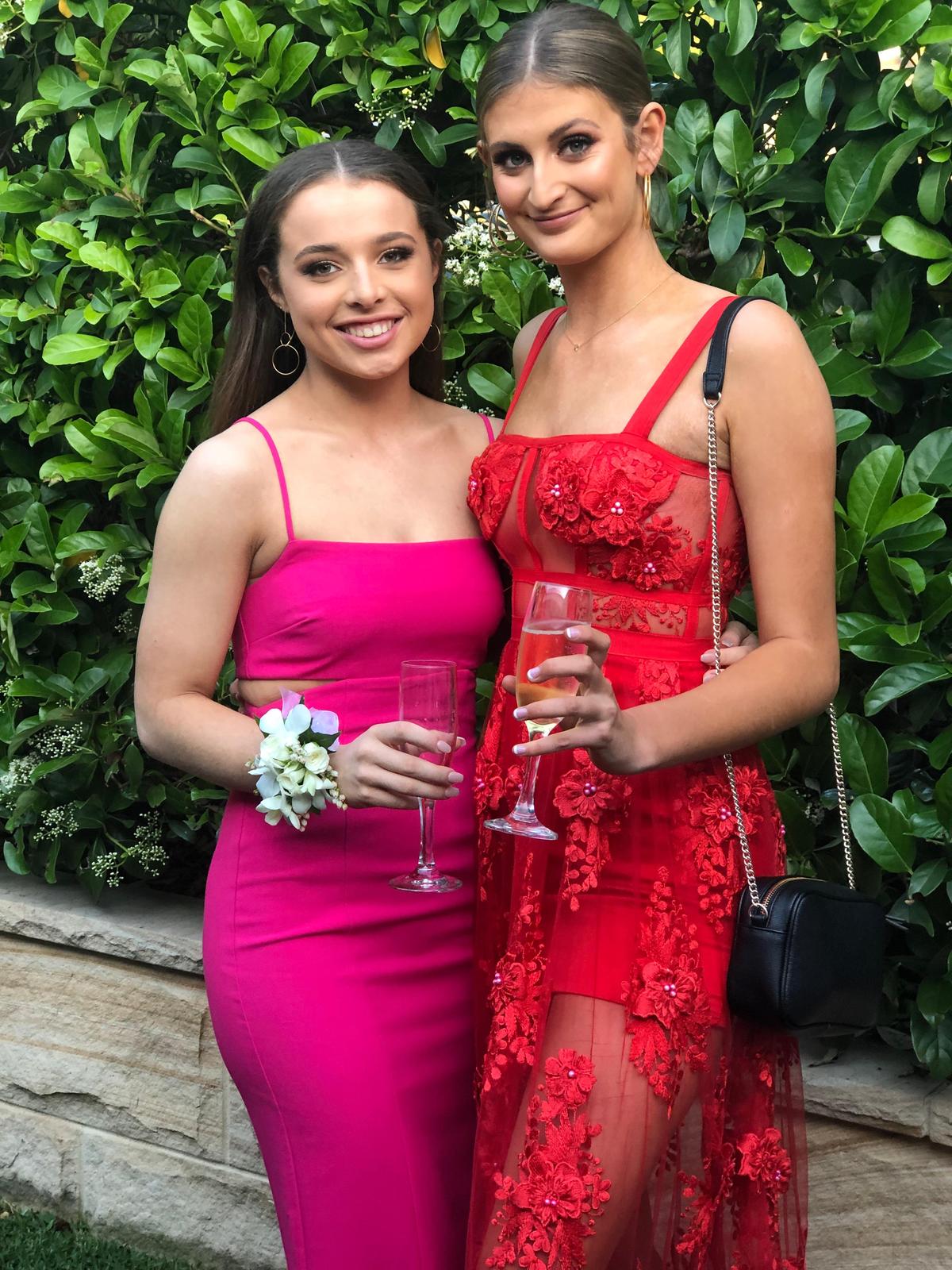 Likely fuchsia Tamarelli Gown size 8 - Image 1