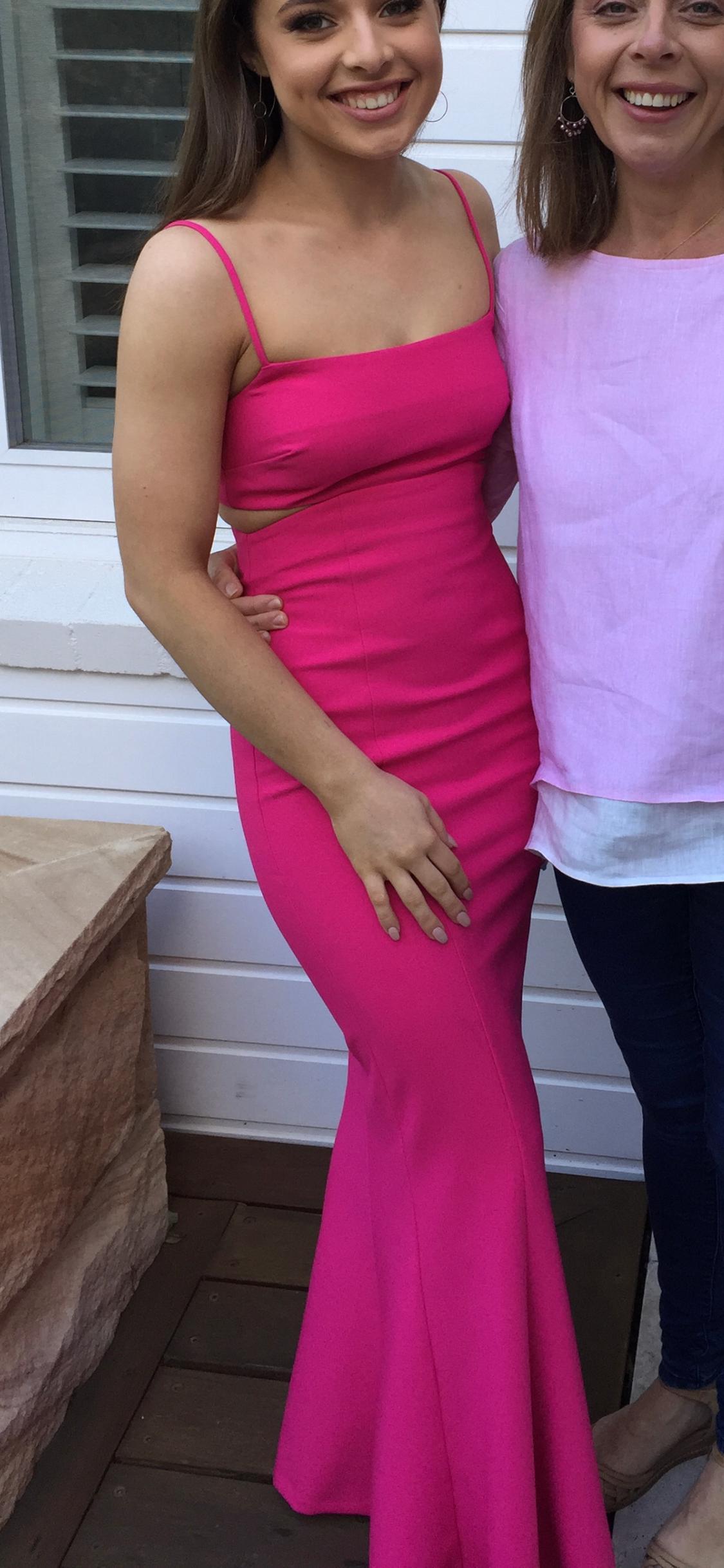 Likely fuchsia Tamarelli Gown size 8 - Image 2