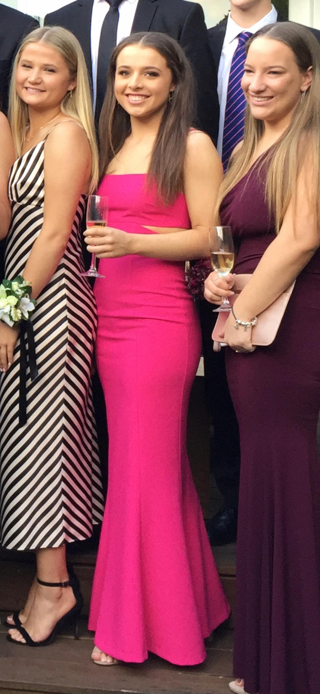 Likely fuchsia Tamarelli Gown size 8 - Image 4