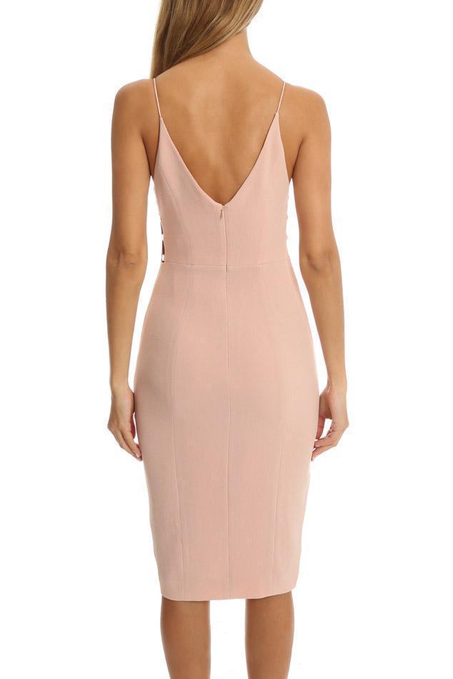 Zimmermann Crepe Link Midi Dress Lily Pink Size 8 - Image 3