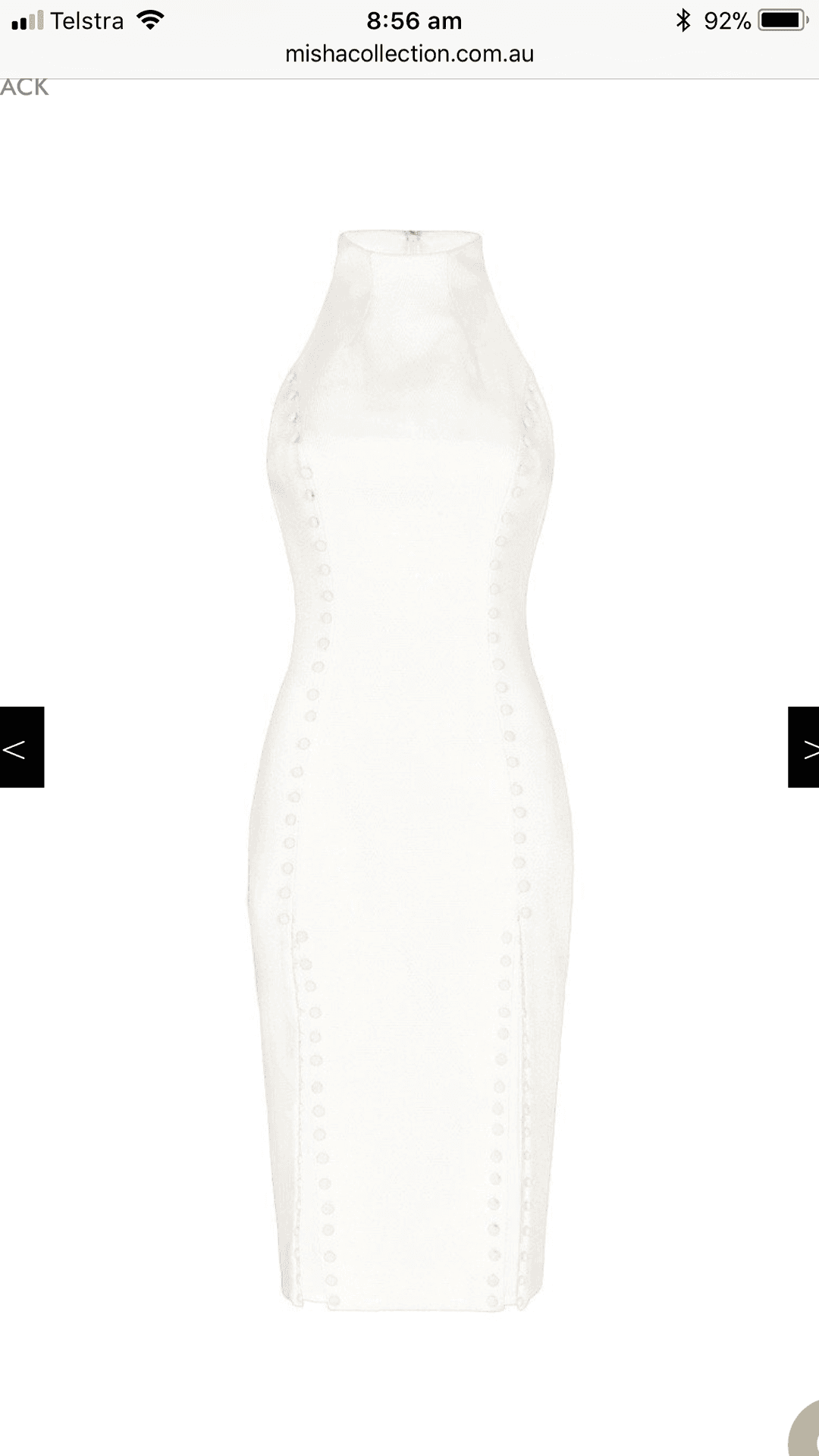 MISHA Jamie-Lee Dress Size 6/XS for rent on The Volte - main image