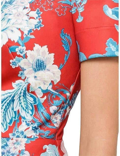 LOVER Dhalia Flip Mini Scuba Short sleeve Dress size 6 - Image 3