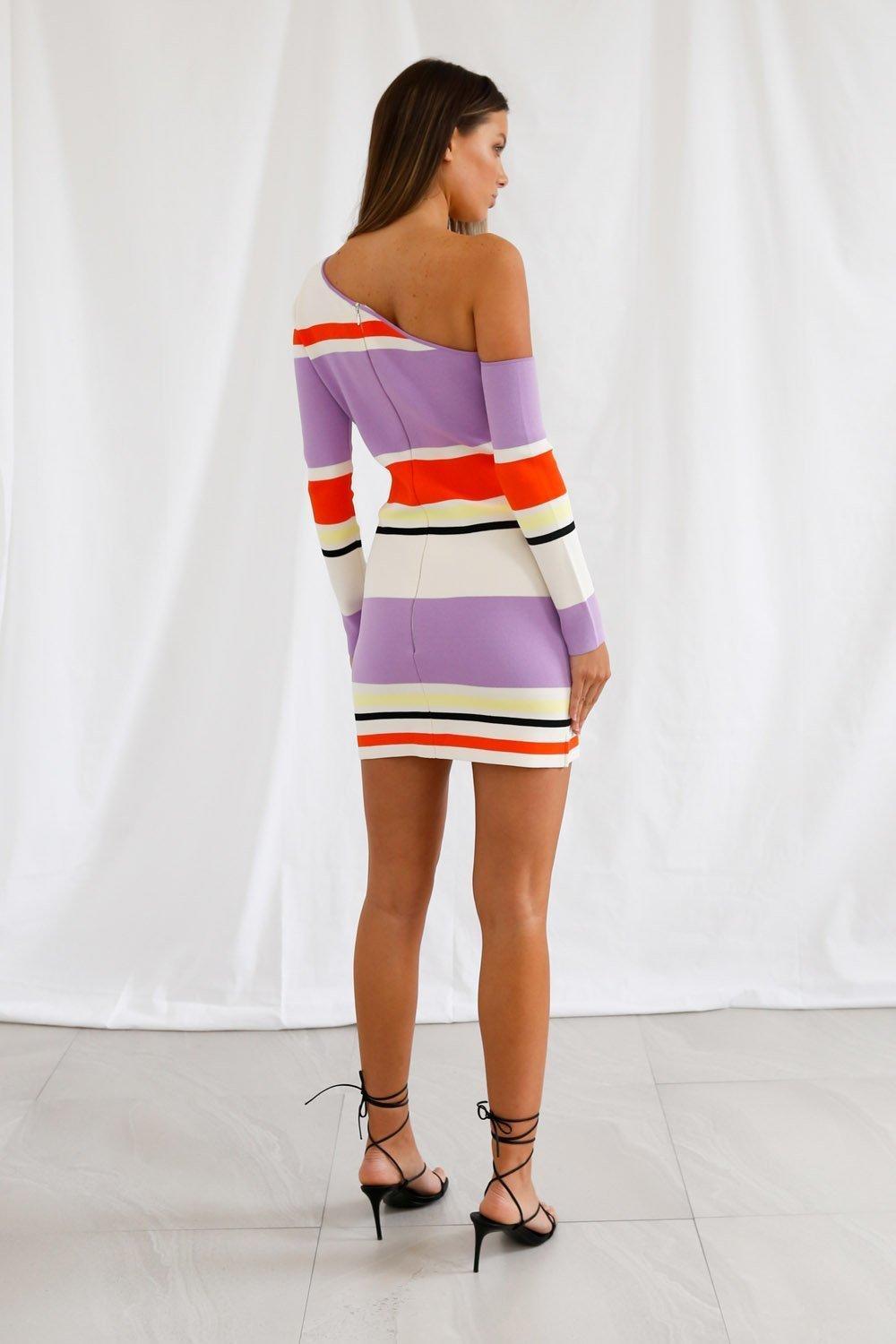 San Sloane Erika Dress Stripe Size 8 - Image 2