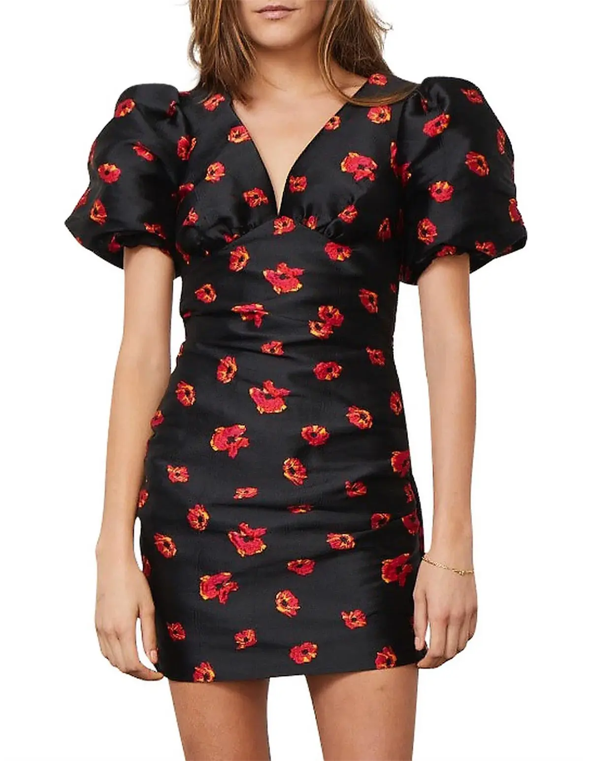 Bec & Bridge Coco Cabana Bubble Mini Dress Floral Size 6 - Image 1