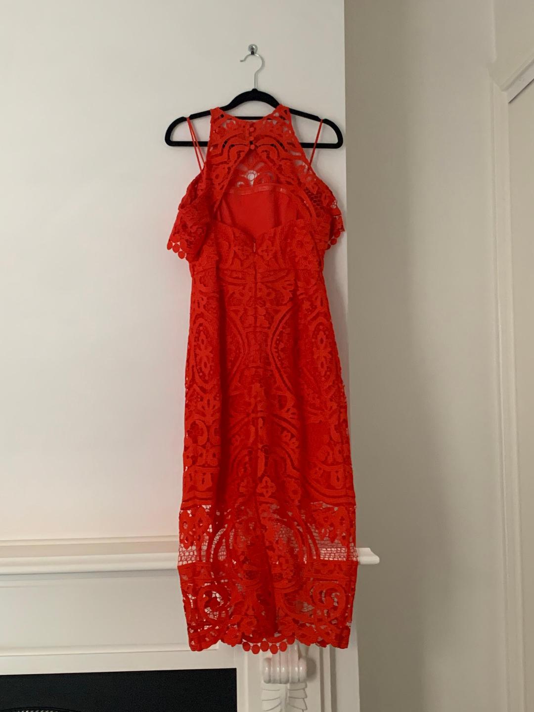 Thurley Bouquet Dress in Mandarin Size 8 for rent on The Volte - main image