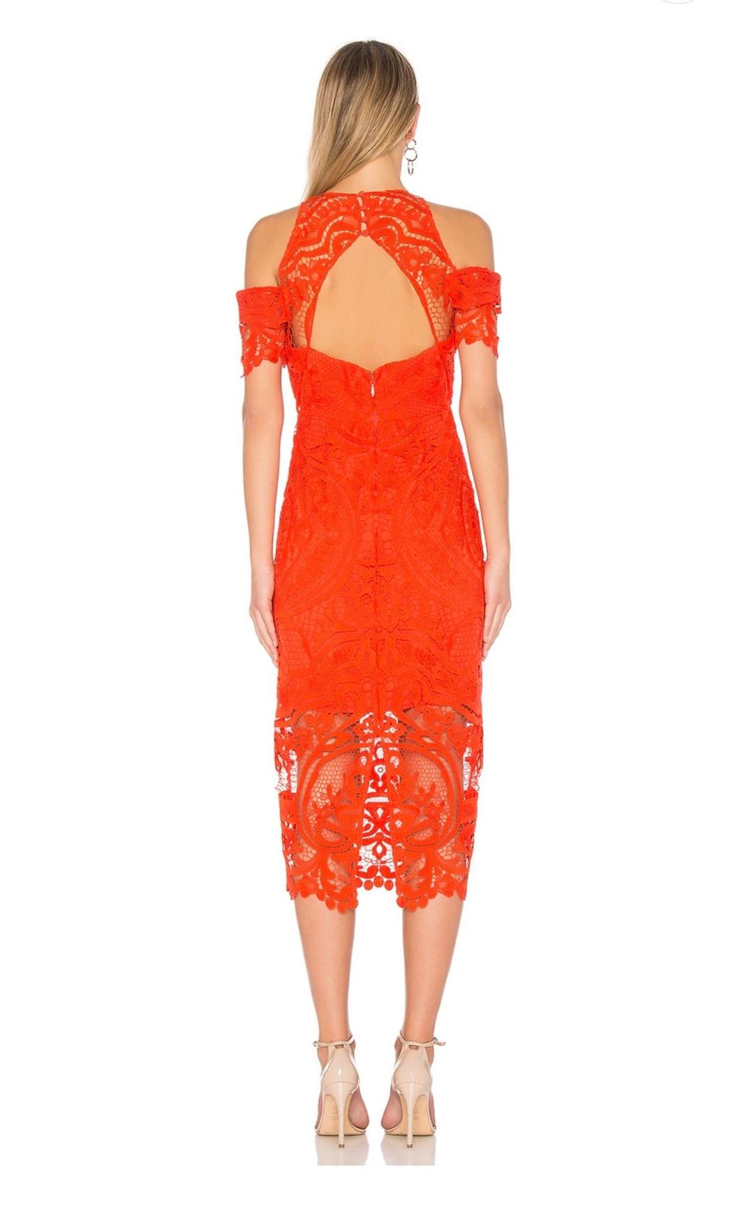 Thurley Bouquet Dress in Mandarin Size 8 for rent on The Volte - main image